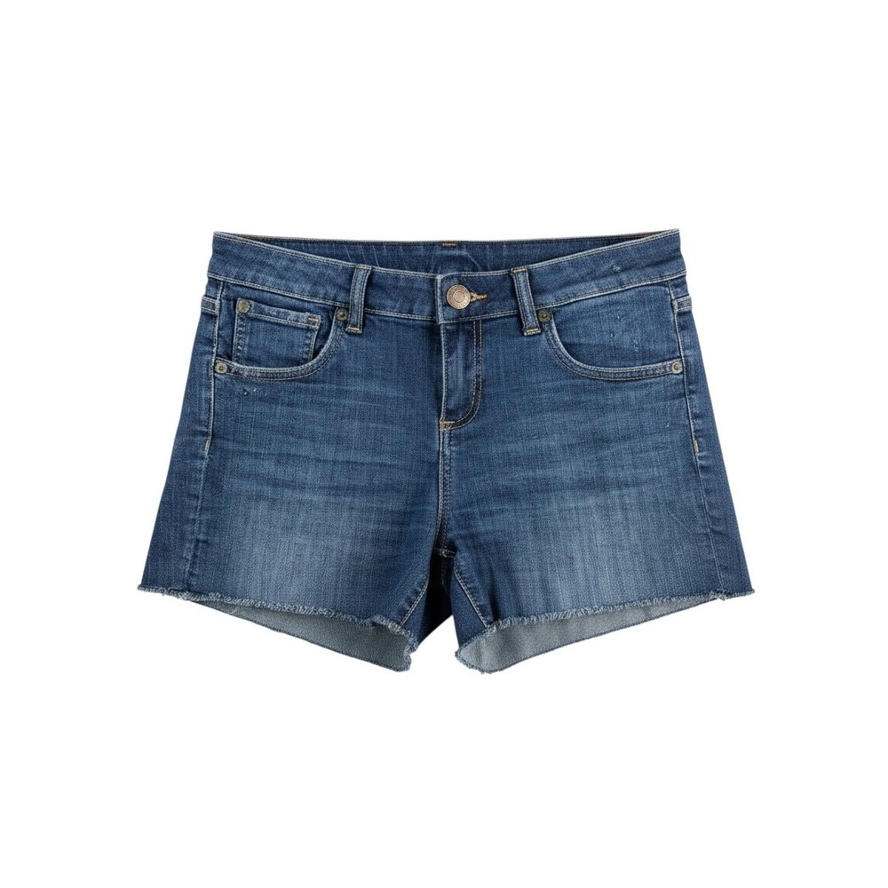 Kut from the Kloth Gidget Frey Shorts Womens 4 Blue Denim Cutoff Excellent - Picture 1 of 7